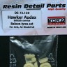 Kora Model DS72120 Hawker Audax British - Balloon tyres set (AZ) 1/72