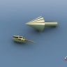 ЭВМ BR49004 F-14A ПВД и датчик угла атаки 1/48