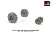 Armory ARAW48328 Sikorsky SH-60 Seahawk wheels with weighted tires/tyres "RAN S-70B-2, SH-60B/F, HH-60H/J, MH-60J" 1/48