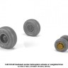 Armory ARAW48328 Sikorsky SH-60 Seahawk wheels with weighted tires/tyres "RAN S-70B-2, SH-60B/F, HH-60H/J, MH-60J" 1/48