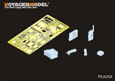 Voyager Model PEA259 US ARMY HUMVEE Blue Force Tracker &amp; SincGar Unit (GP) 1/35