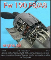 CMK 4033 Fw 190 A8 - engine set for TAM (BMW-801) 1/48