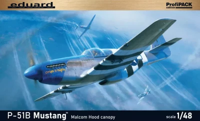 Eduard 82176 P-51B Mustang Malcolm Hood canopy (PROFIPACK) 1/48