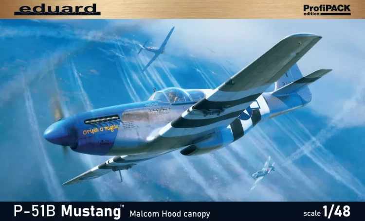 Eduard 82176 P-51B Mustang Malcolm Hood canopy (PROFIPACK) 1/48