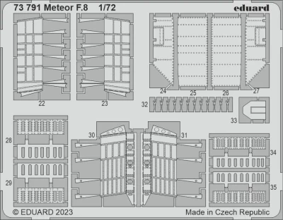 Eduard 73791 SET Meteor F.8 (AIRF) 1/72