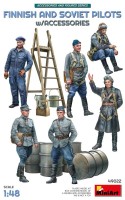 Miniart 49022 Finnish and Soviet Pilots w/ Accessories 1/48