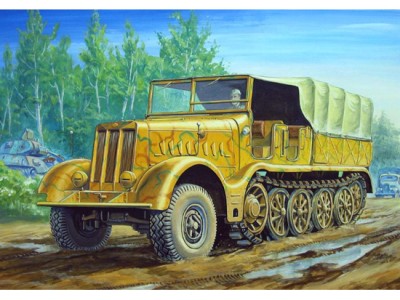 Trumpeter 07203 18-тонный транспортер FAMO Sd Kfz 9 1/72