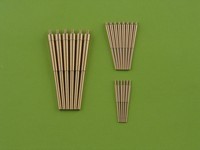 Master SM-350-044 Admiral Graf Spee armament - 280mm (6pcs), 150mm (8pcs), 105mm (6pcs) barrels