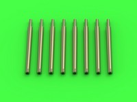 Master SM-350-084 IJN 12,7cm/50 (5in) 3rd Year Type barrels - for turrets with blastbags (8pcs) - most IJN destroyers built 1930-1945