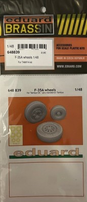 Eduard 648839 BRASSIN F-35A wheels (TAM) 1/48