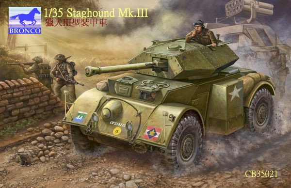 Bronco CB35021 Staghound Mk.III Armoured Car 1/35