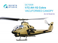 Quinta studio QC72028 AH-1G Cobra (AZ model) Набор остекления 1/72