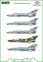 Model Maker Decals D48085 Mikoyan MiG-21 around the world - Uganda 1/48