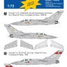 4+ Publications DMKF72009 Decals Tornado F.2/F.3 RAF (AIRF/HAS/ITA) 1/72
