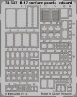Eduard 72537 SET B-17 surface panels S.A. (REV) 1/72