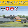 Mark 1 Models MKM-144.108 F-104F/CF-104D/TF-104G (4x camo) 2-in-1 1/144