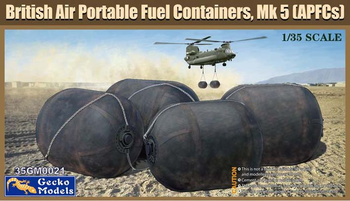Gecko Models 35GM0021 British Air Portable Fuel Containers, Mk. 5 (APFC) 1/35
