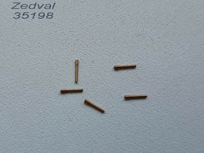 Zedval 35198 7,62 ствол пулемета ДТ. Советские танки Второй мировой войны. В комплекте10 деталей 1/35