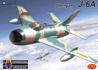 Kovozavody Prostejov 72388 Shenyang J-6A (3x camo) 1/72