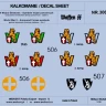 Weikert Decals 306 German Armoured Forces symbols - part 6 1/16