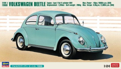 Hasegawa 20732 Автомобиль Volkswagen Beetle 1966 (Limited Edition) 1/24