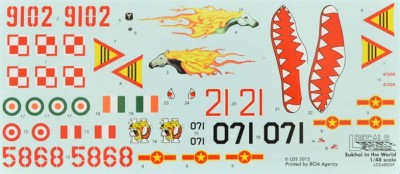 Ldecals Studio LDS-48009 1/48 Decals OKB Sukhoi In The World (4x camo)