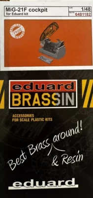 Eduard 6481182 BRASSIN MiG-21F cockpit PRINT (EDU) 1/48