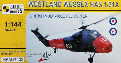 Mark 1 Models MKM-14403 Westland Wessex HAS.1/31A (4x camo) 1/144