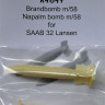 Maestro Models MMCK-4849 1/48 Napalm bomb m/58 (SAAB 32 Lansen)