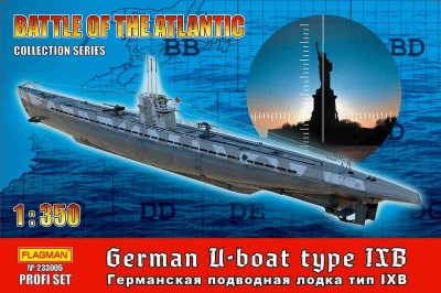 Flagman 233005 Германская подлодка типа IXB PROFI SET 1/350
