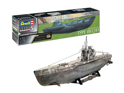 Revell 05163 Typ VIIC/41 German Submarine 1/72