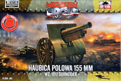 First To Fight FTF-72082 155 mm Howitzer wz. 1917 Schneider 1/72