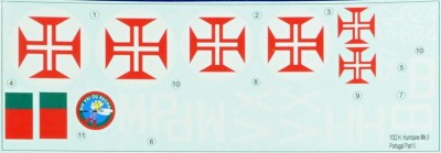 LF Model C3227 Decals H.Hurricane Mk.II over Portugal Pt. II 1/32