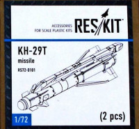 Reskit RS72-0101 Kh-29T (AS-14B 'Kedge') missile (2 pcs.) 1/72