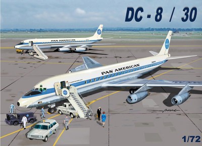 Mach 2 GP110PAA Douglas DC-8-30 'Pan American 1/72