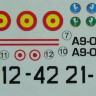LF Model C72136 Decals F-5A Freedom Fighter Spain (ITAL) Pt.2 1/72