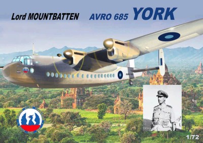 Mach 2 MACHGP109 Avro York 685 MW102 used by the Viceroy of India and C-in-C South East Asia Command, Lord Mountbatten 1/72