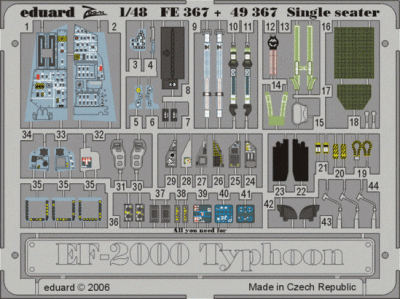 Eduard FE367 EF-2000 Typhoon Single Seater REV