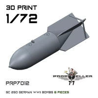 77 Propeller 77PRP-7012 SC 250 German WWII bombs (6 pcs.) 1/72