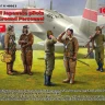 ICM 48053 Japanese Pilots&Ground Personnel WWII (5 fig) 1/48