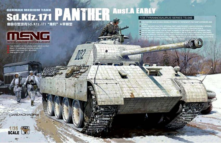 Meng Model TS-046 Panther Ausf. A Early 1/35