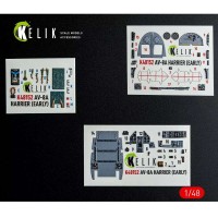 Reskit K48152 AV-8A HARRIER (Early)- interior 3D (KIN) 1/48