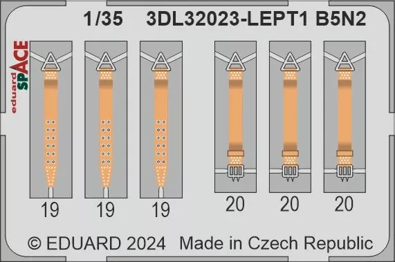 Eduard 3DL32023 B5N2 SPACE (BORDER M.) 1/35