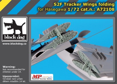 Blackdog A72108 S2F Tracker wings folding (HAS) 1/72