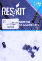 Reskit RS72-0207 T-28 Trojan (A,B) Land based wheels (SWD,HEL) 1/72