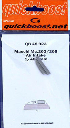 Quickboost QB48 923 Macchi Mc.202/205 air intake (HAS) 1/48