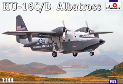 Amodel 1423-01 HU-16CD + deka UF-1 (1424) 1/144