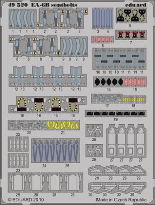 Eduard 49520 EA-6B seatbelts (распродажа)