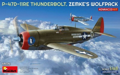 Miniart 48034 P-47D-11RE Thunderbolt Zemke?s Wolfpack 1/48