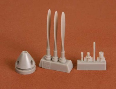 Sbs Model 48031 P-39 Airacobra propeller - Curtiss (HAS/EDU) 1/48